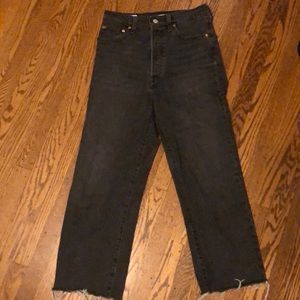 Levi’s rigcage straight in faded black